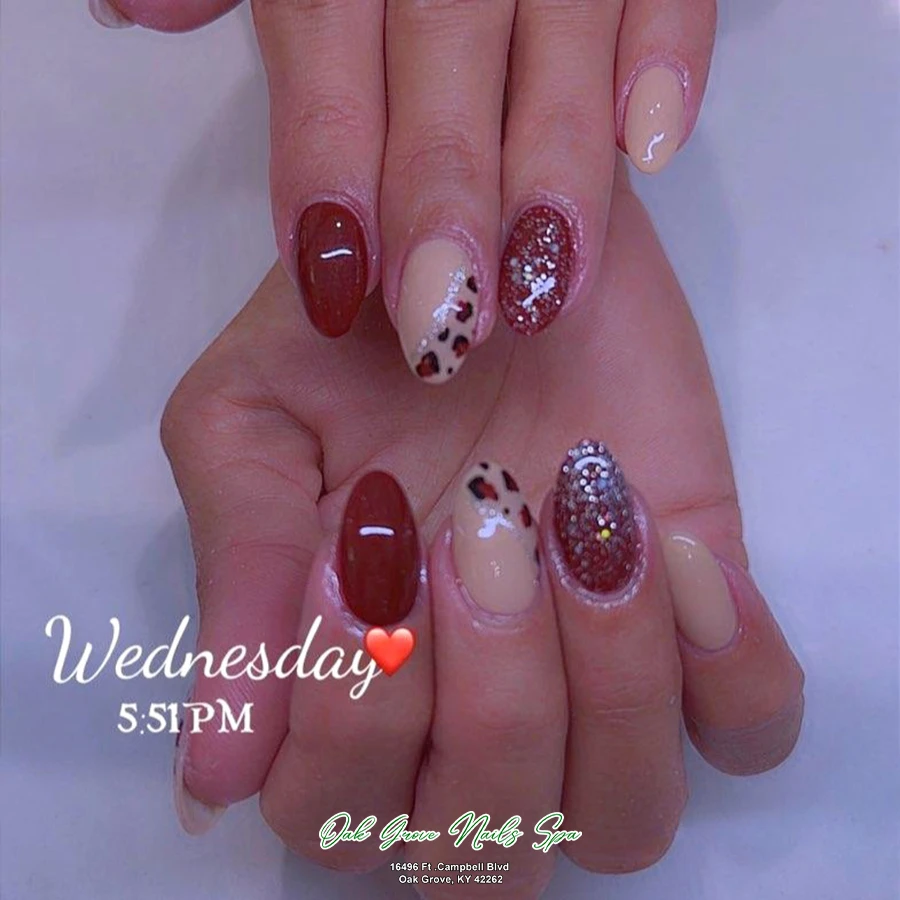 Ladies nails art